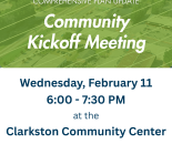 Comprehensive Plan Community Kickoff Meeting 