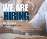 Permit Tech Job Posting 2026 