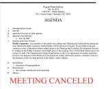 meeting cancel