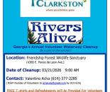 Georgia’s Annual Volunteer Waterway Cleanup - March 21,, 2026 9:00am 