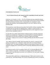 City of Clarkston Honored with National Award for Leadership in Diversity and Social Change