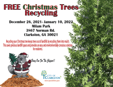 Free Christmas Trees Recycling