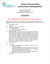 may meeting cancellation