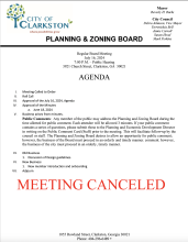 meeting cancel