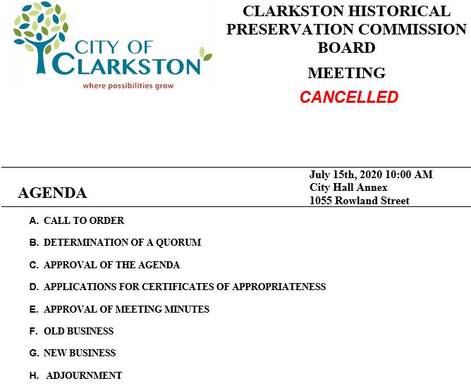 cancelled hpc meeting