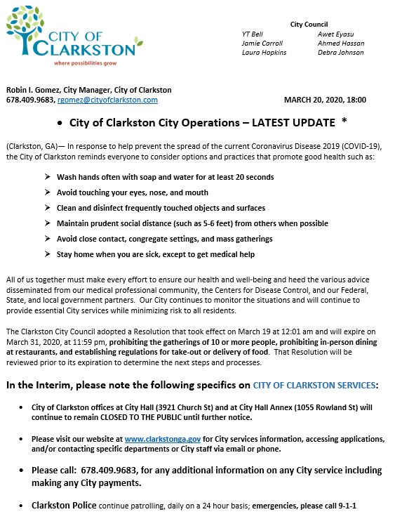 city operates update page 1