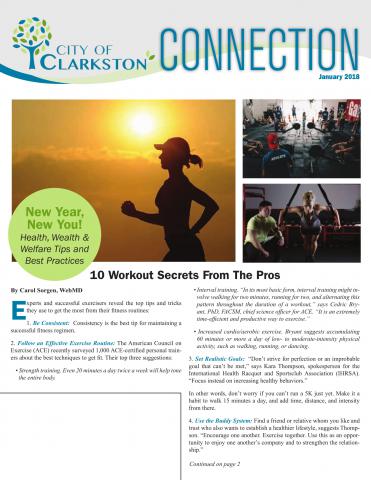 Clarkston Newsletter January 2018 01 