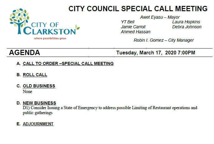 3-17-2020 special call teleconference meeting